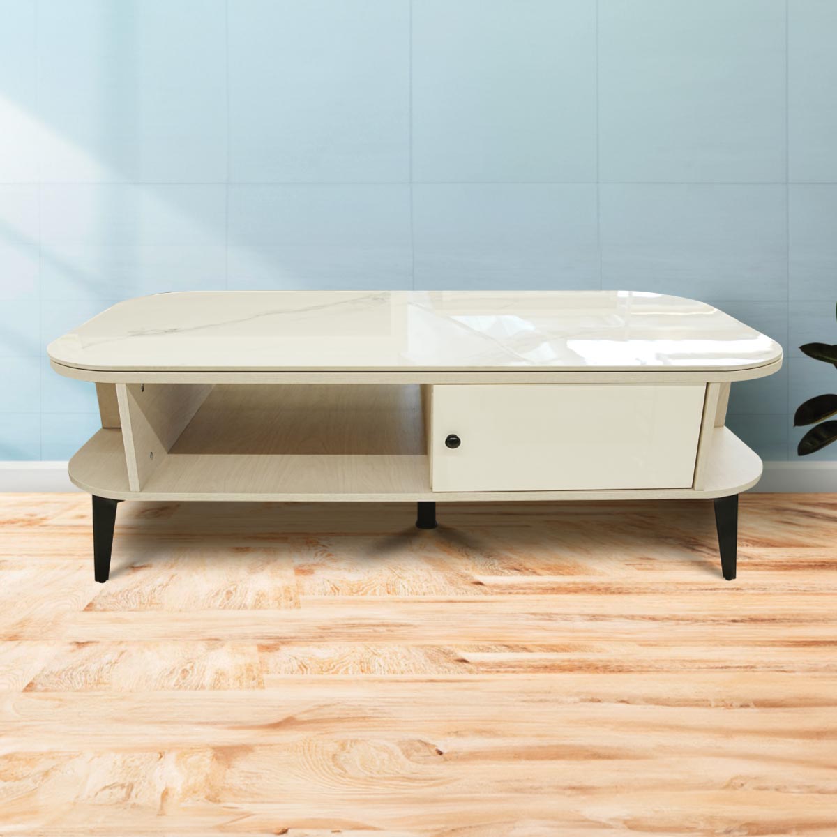 Wooden Tea Table White BZ-5198