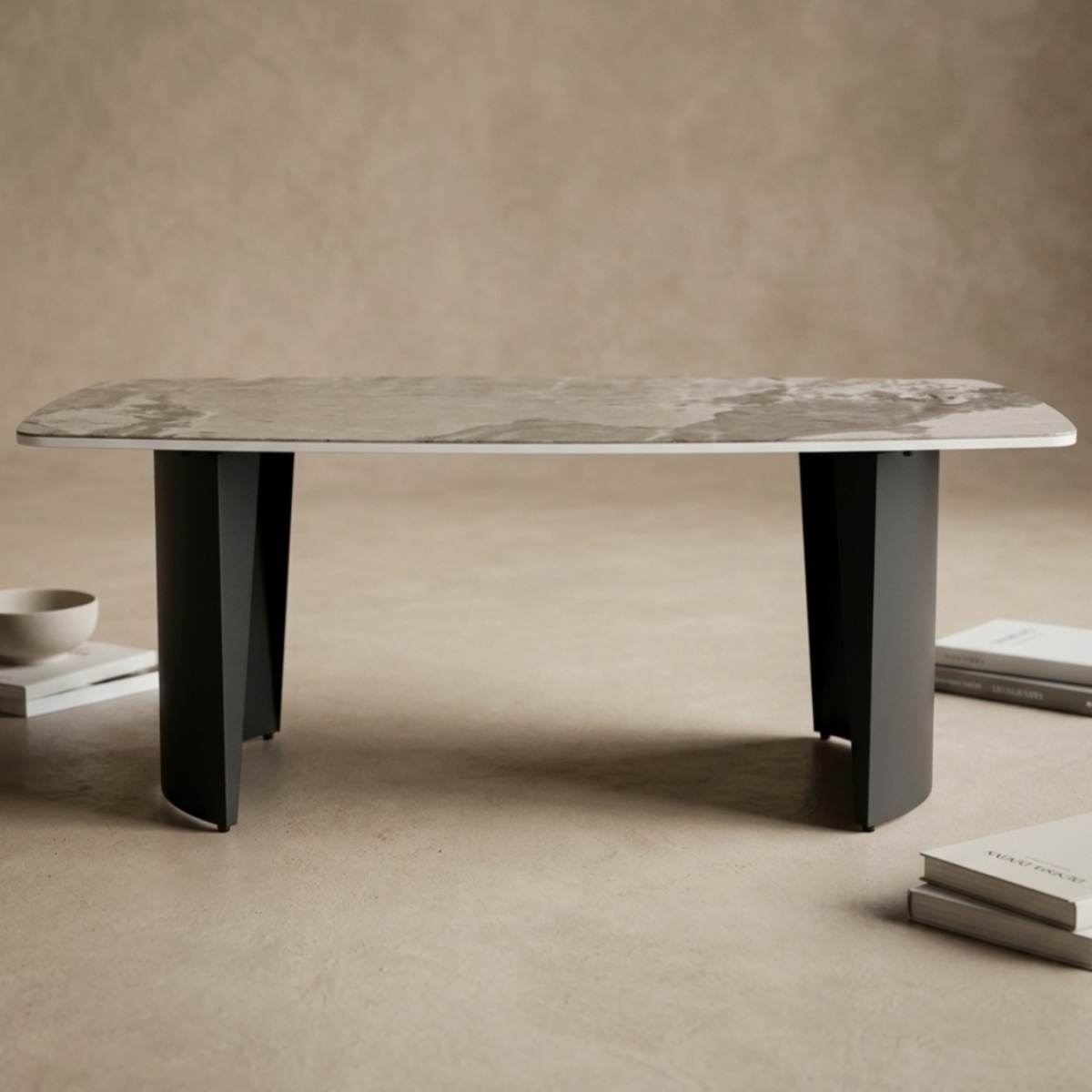 Marble Top Tea Table Single