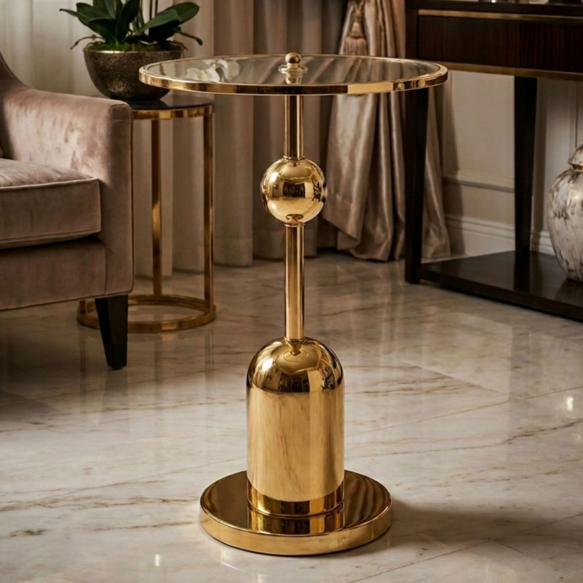 Side Glass Table