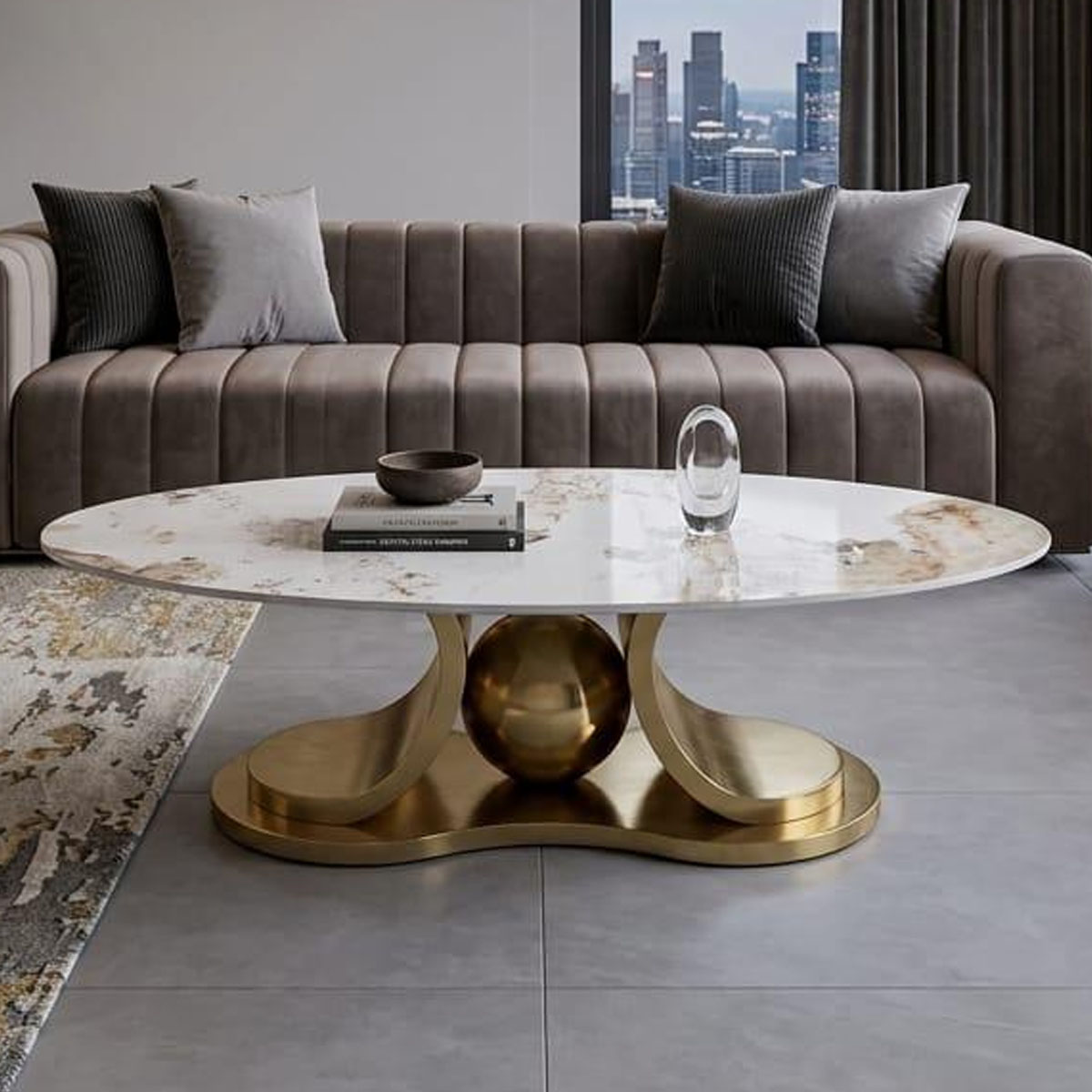 Marble Tea Table 