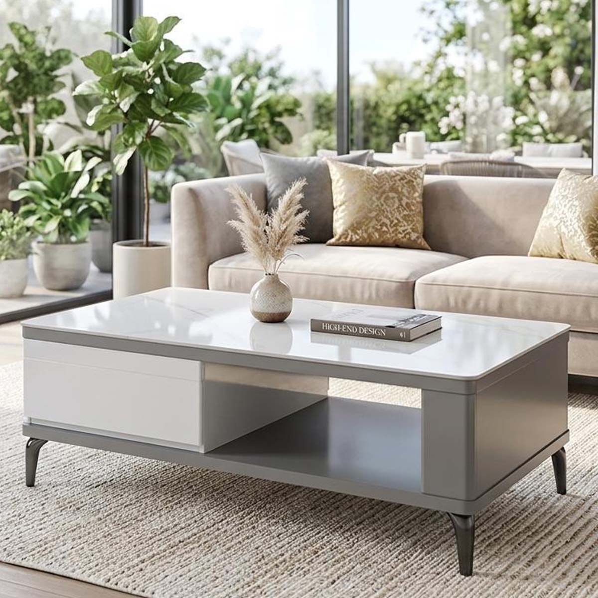 Marble Tea Table