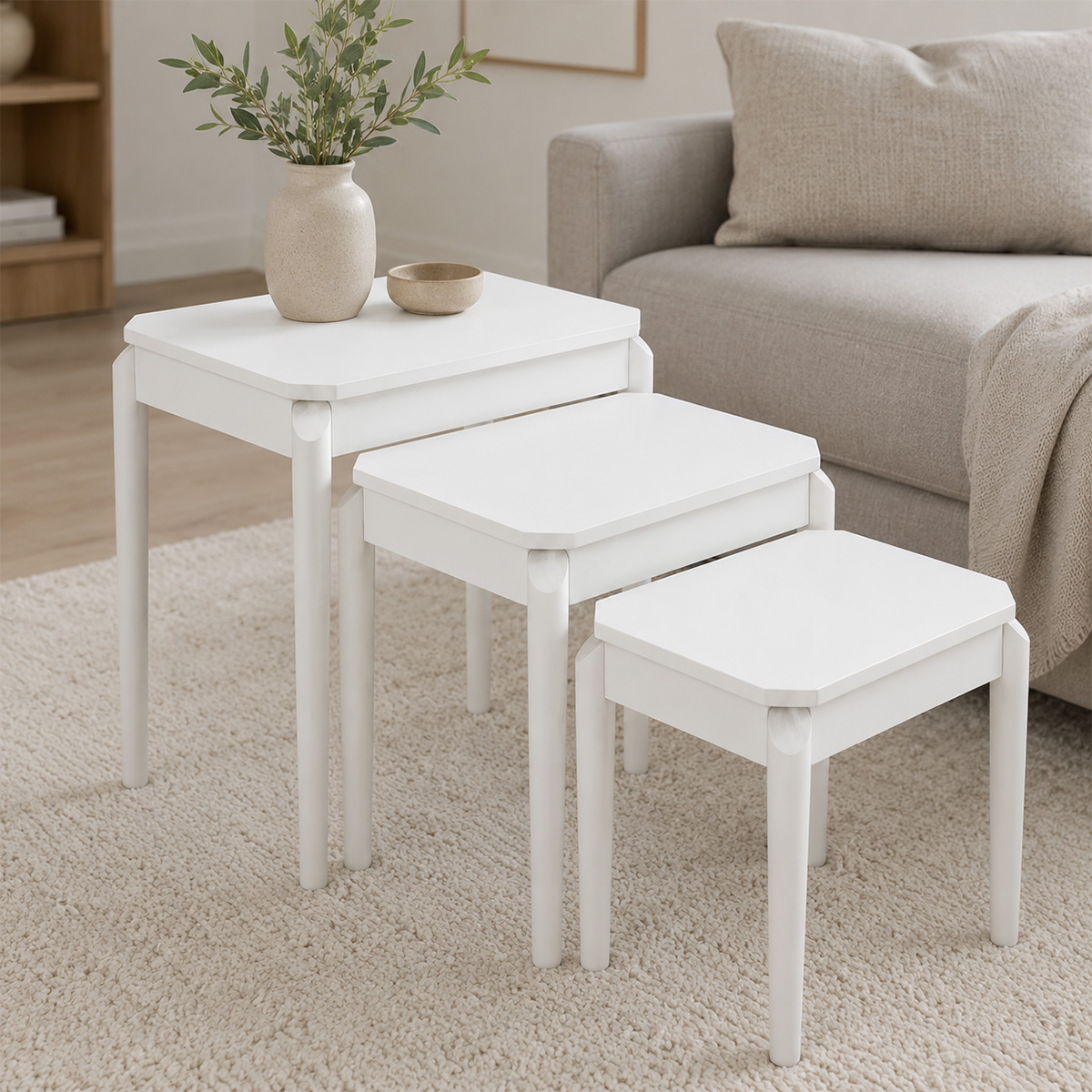 Modern Nesting Table 3 Pieces