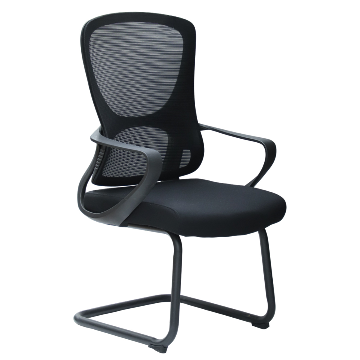 Visitor Chair Mid Back Black
