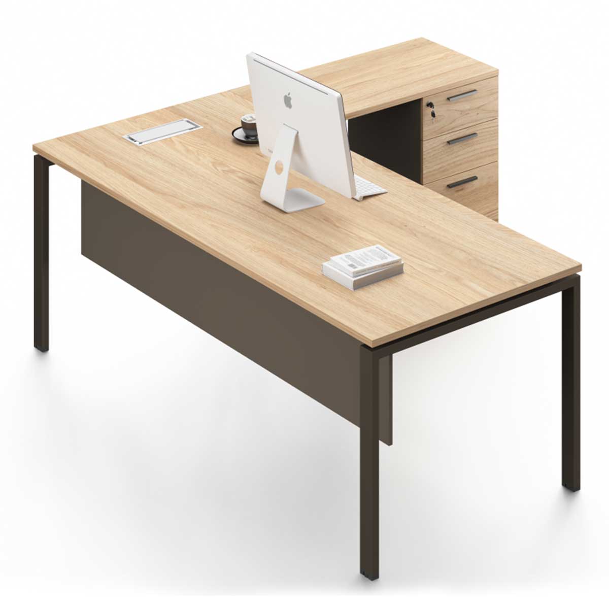 Office Workstation Desk D0220MEG-ELMGRY