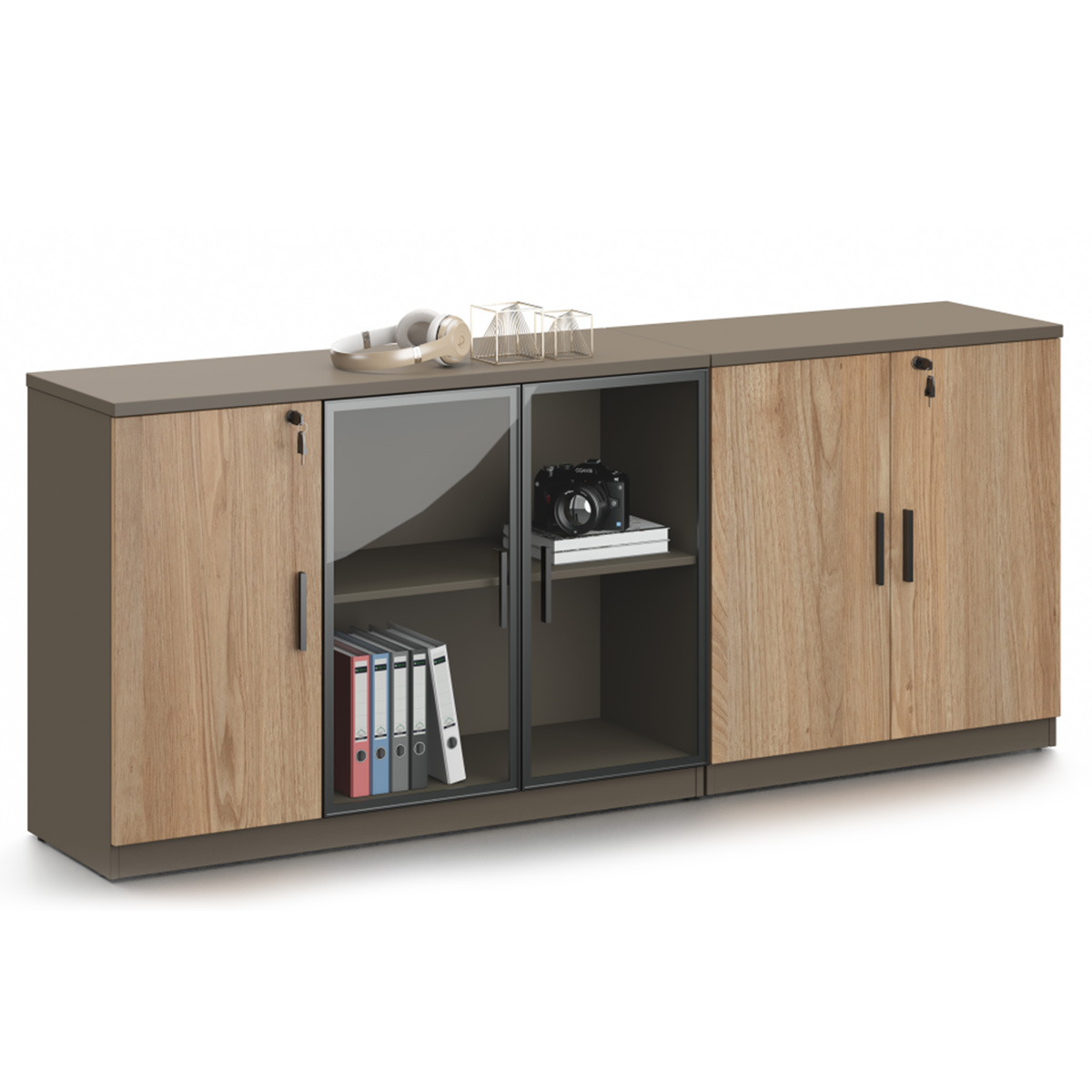 Book & File Cabinet for Office S0512EG-ELMGRY