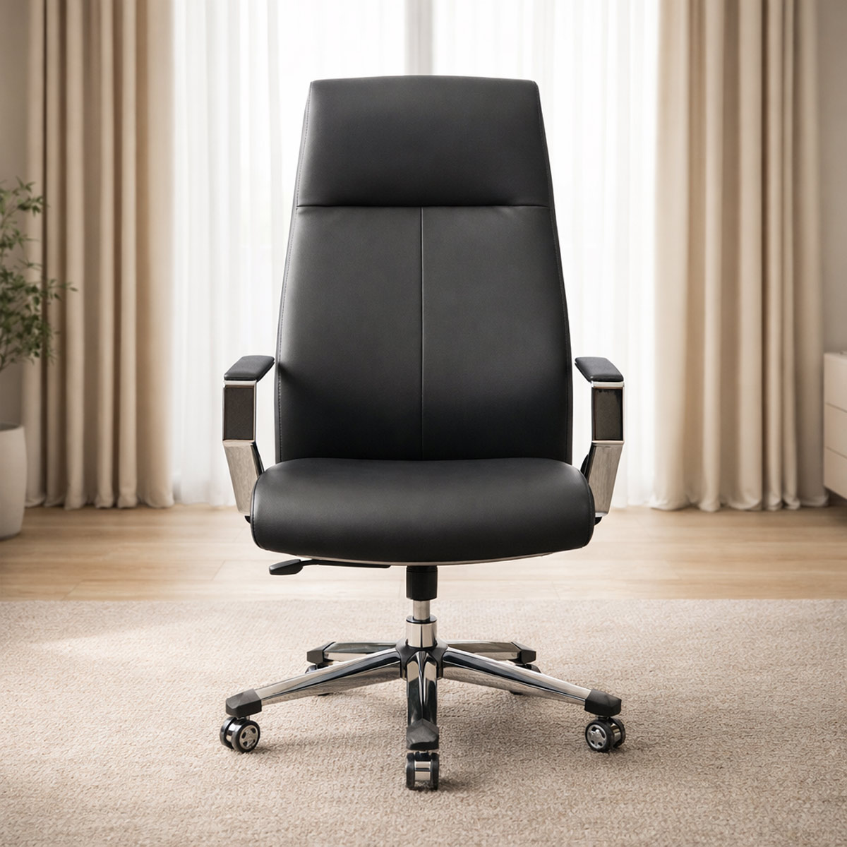Office Chair Leather Black | Furniture | Office Furniture | Office Chairs Office Chair Leather Black | Furniture | Office Furniture | Office Chairs
