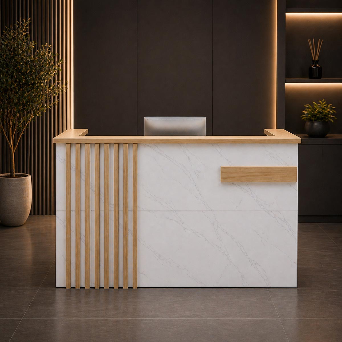 Reception Table Wood 1.8m