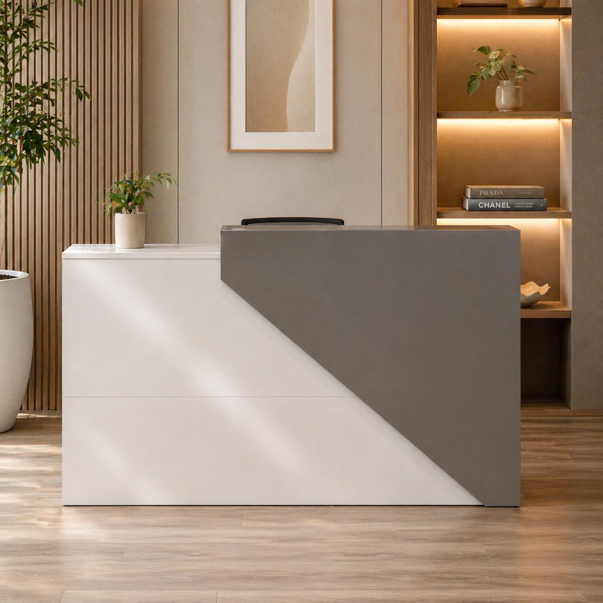 Reception Table Wood 1.6m | Furniture | Office Furniture | Reception Enclosure