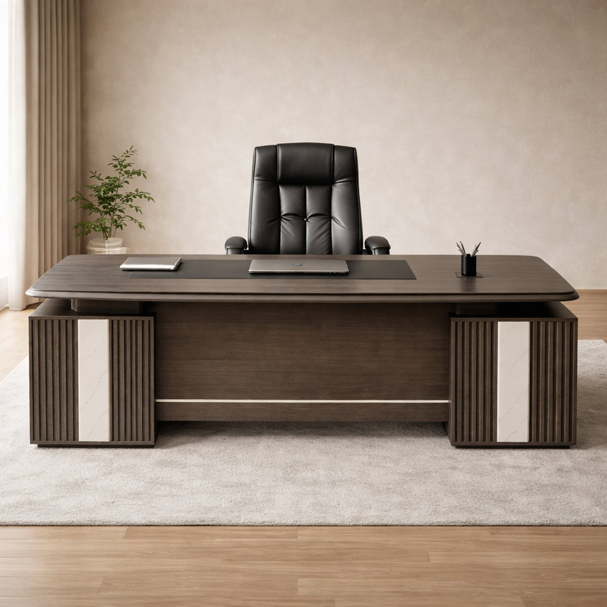 Executive Office Table Wood 2.6