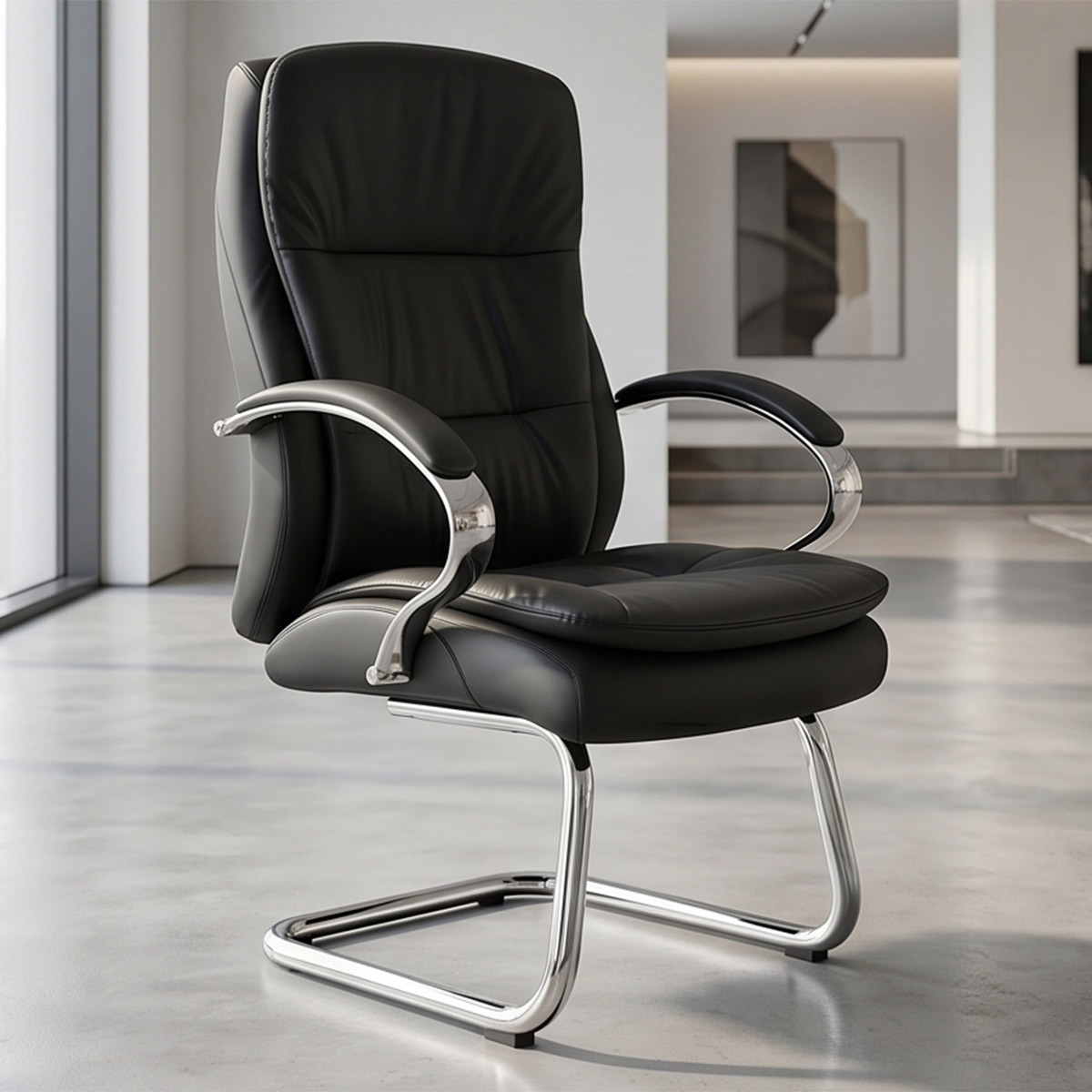 Leather Visitor Chair