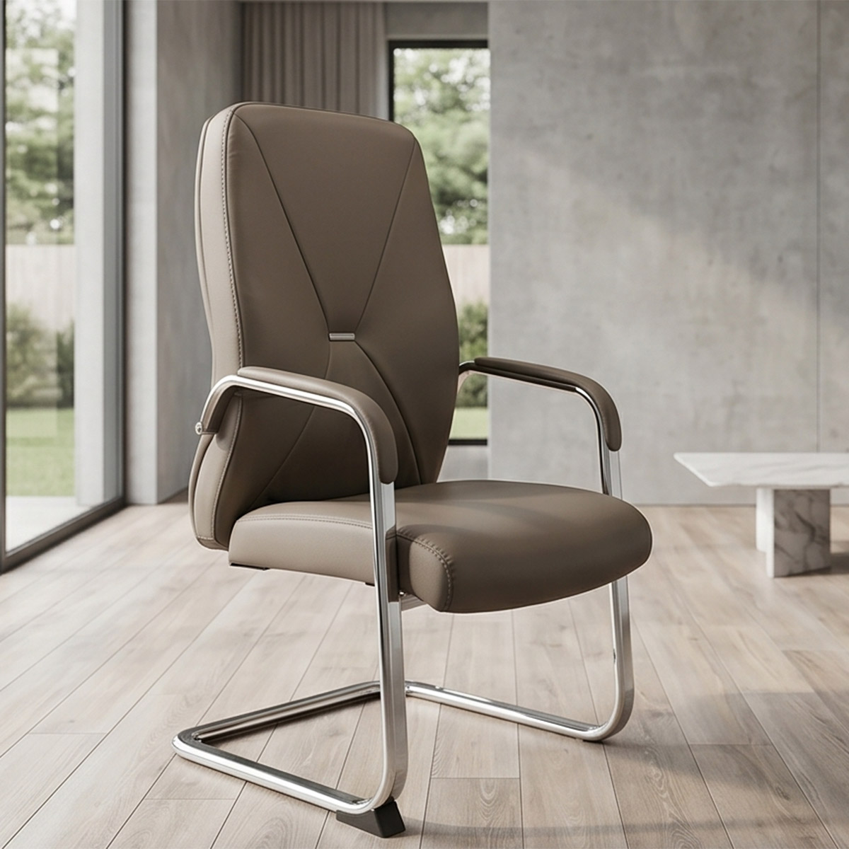 Leather Visitor Chair