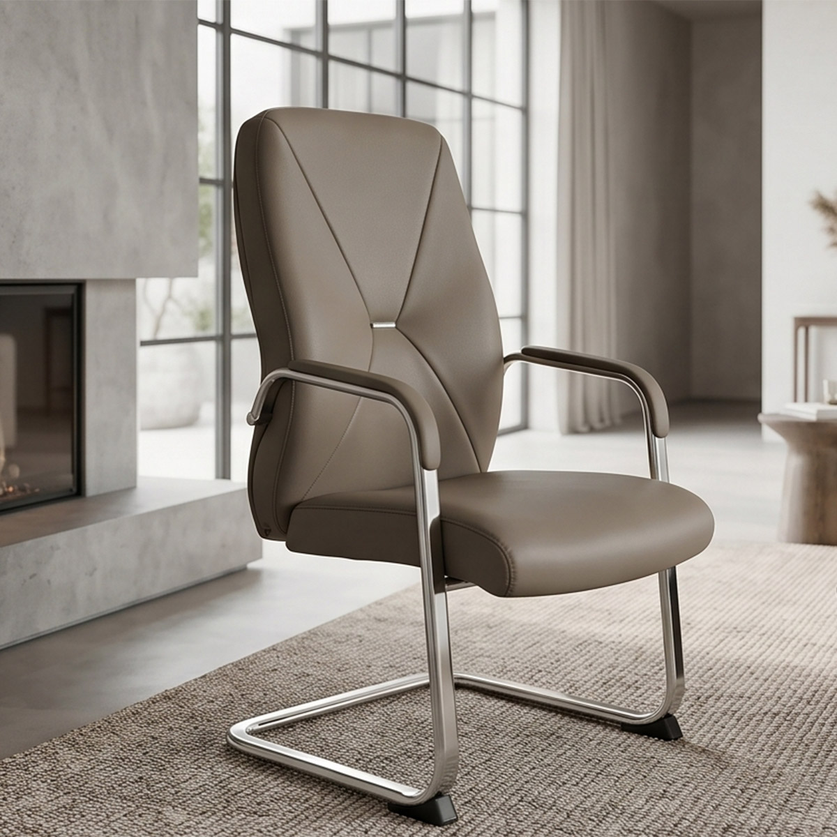 Leather Visitor Chair