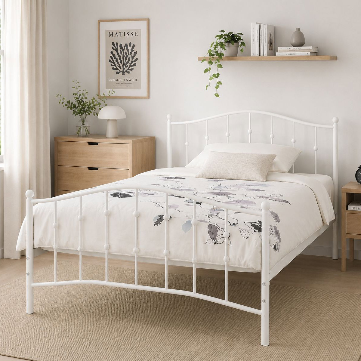 Metal Bed Single 120x200cm