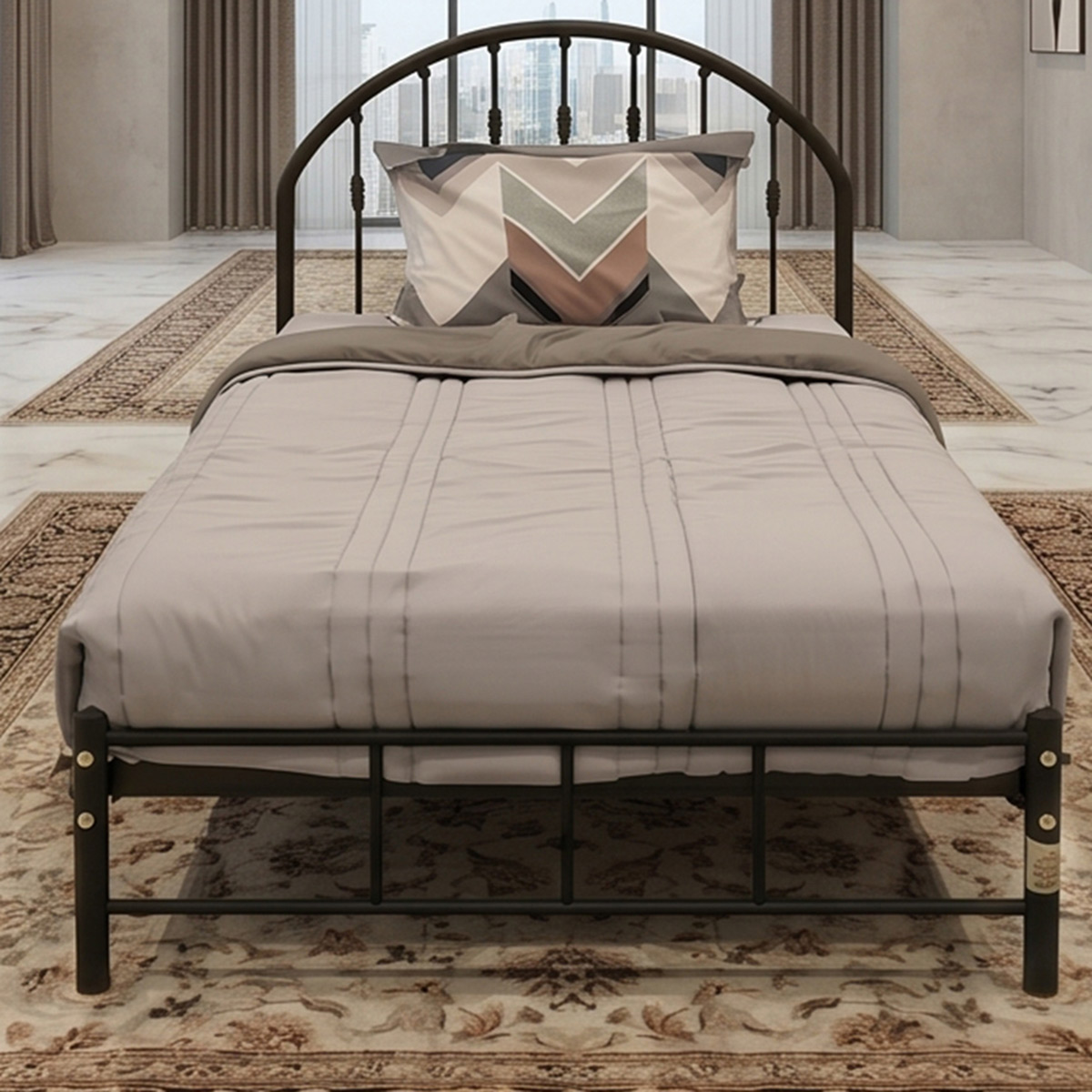 Metal Bed Queen 120x190cm