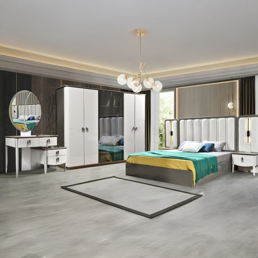 Taylor Modern Bedroom Set 180x200cm Beige