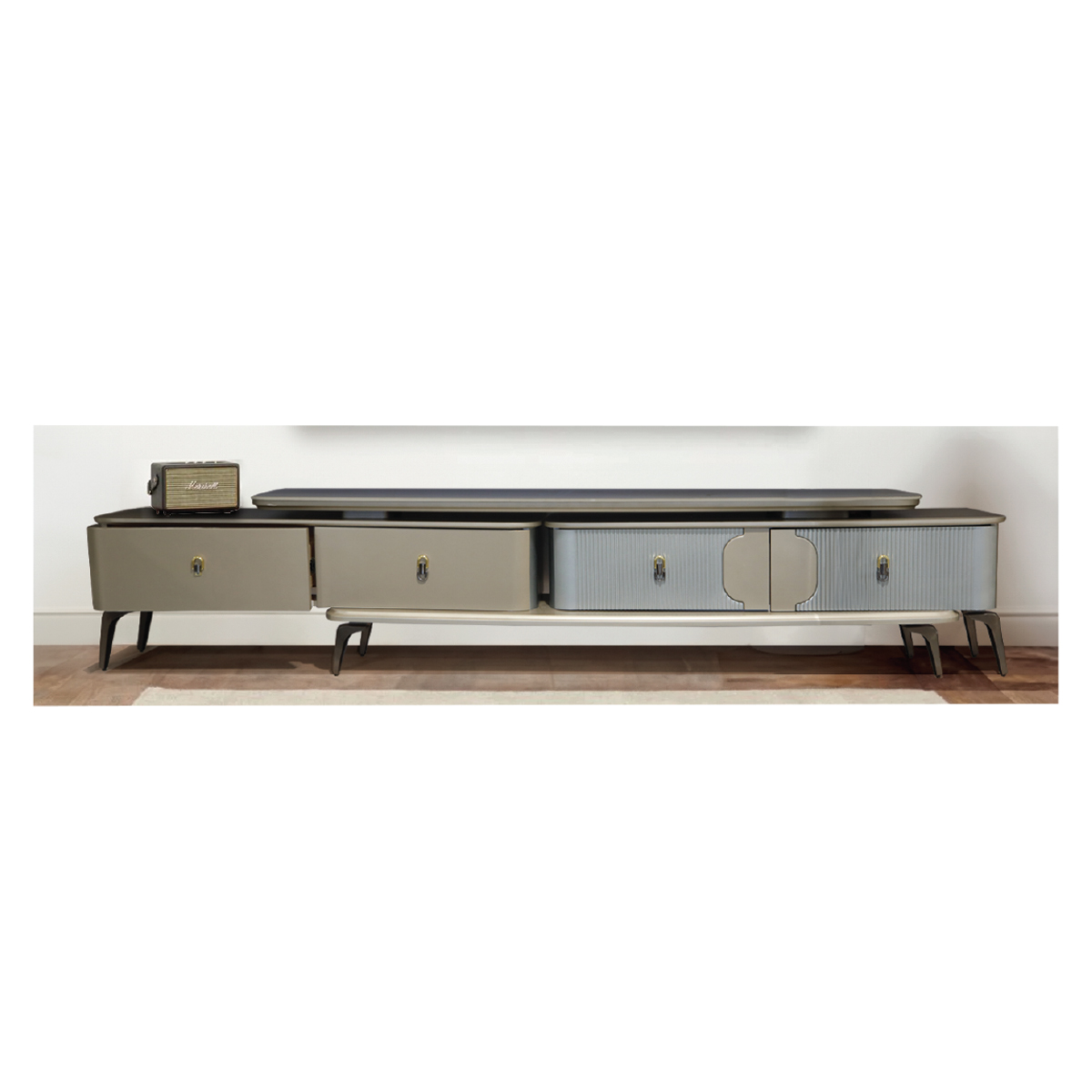 Glass TV Stand