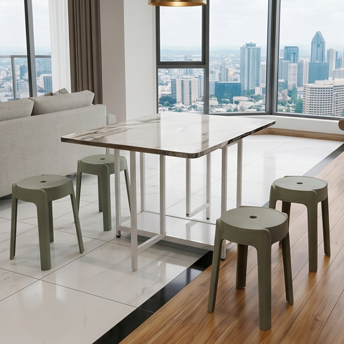 Folding Table With 4 Chairs
