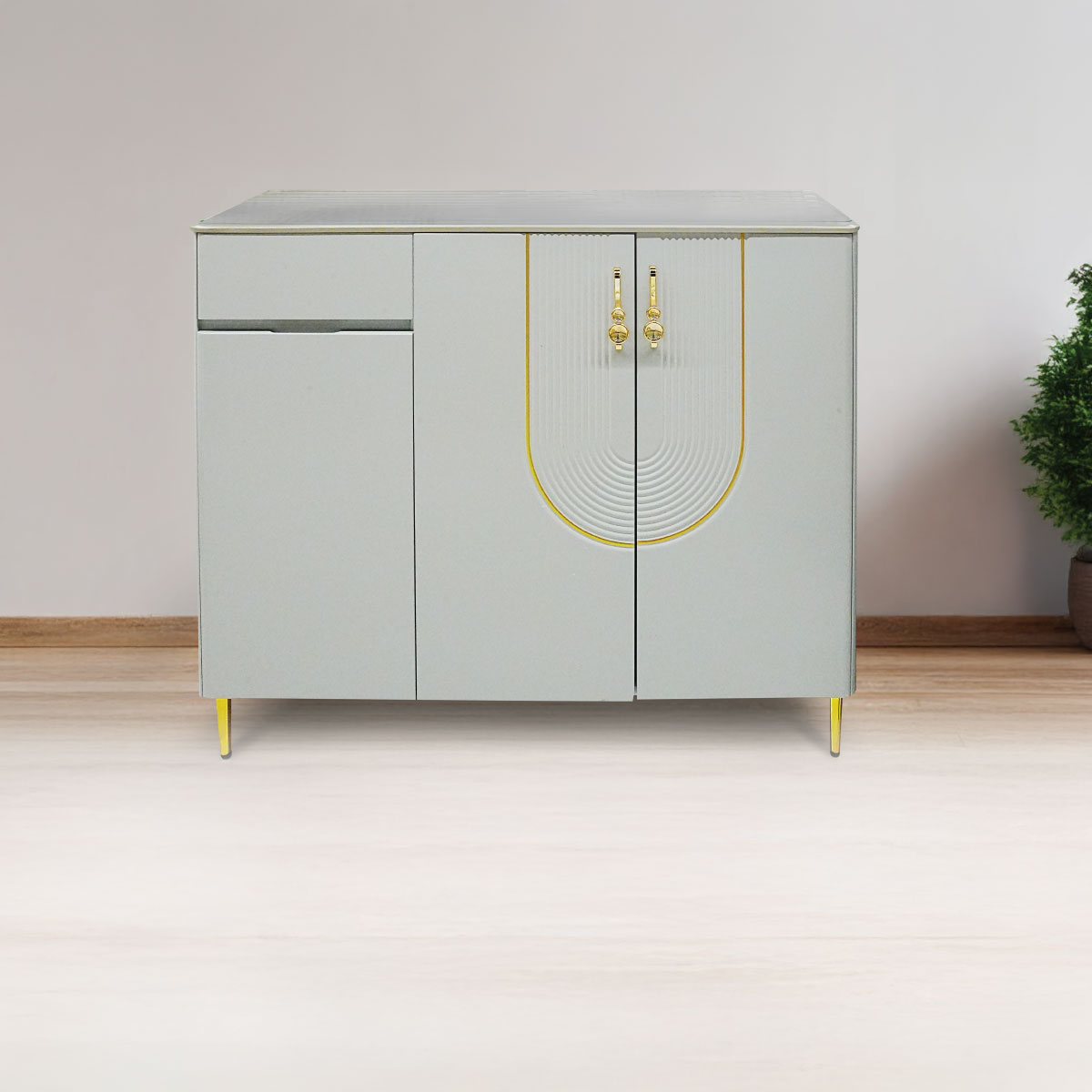 Modern Shoes Cabinet 3 Doors