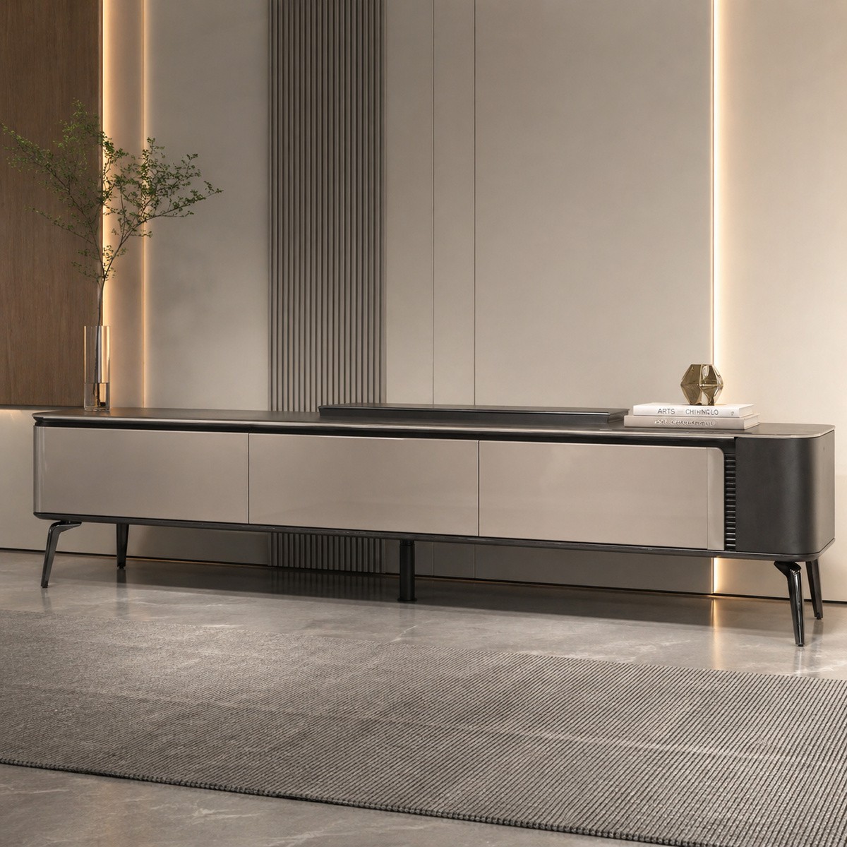 Tv Stand Glass Above 160cm