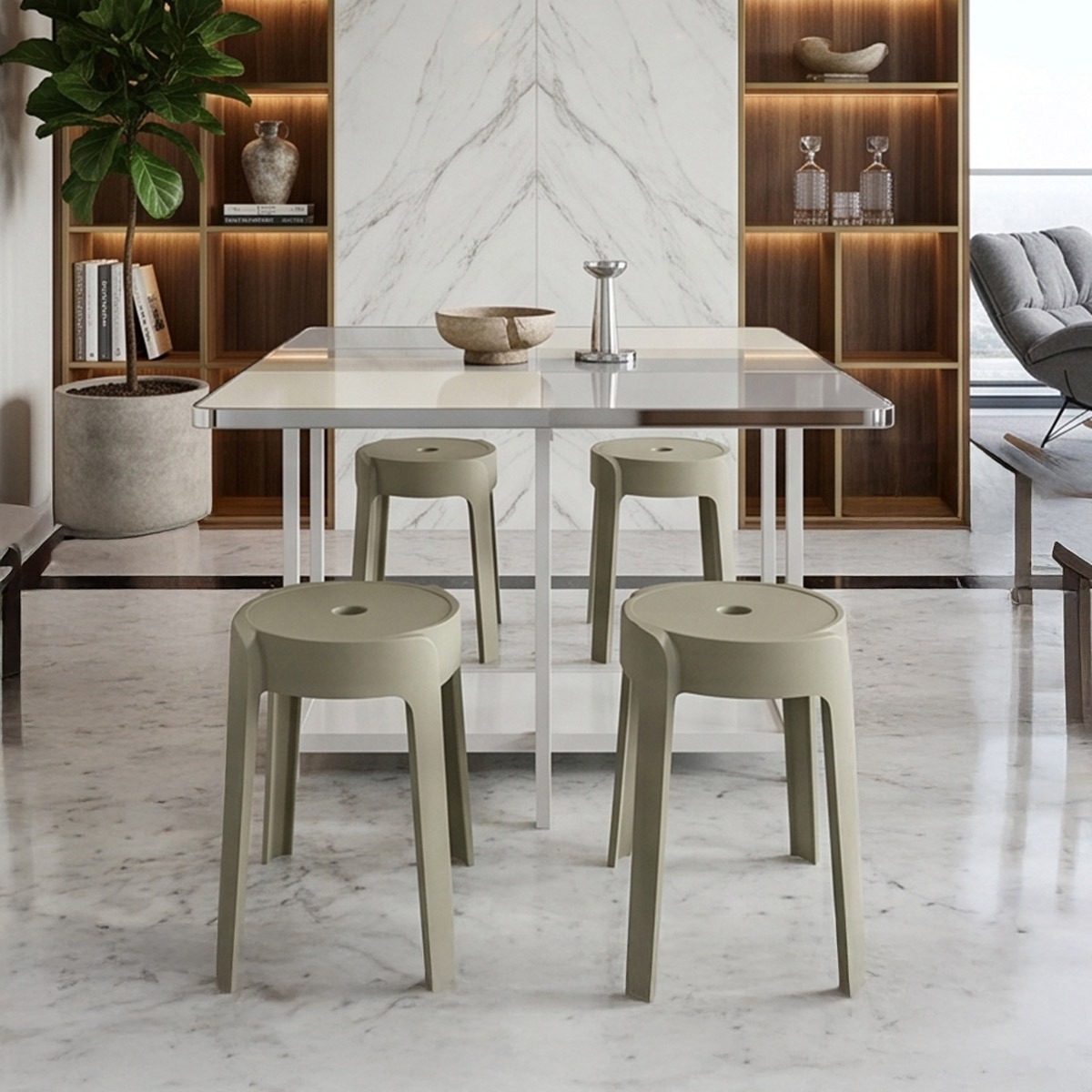 Folding Table With 4 Chairs