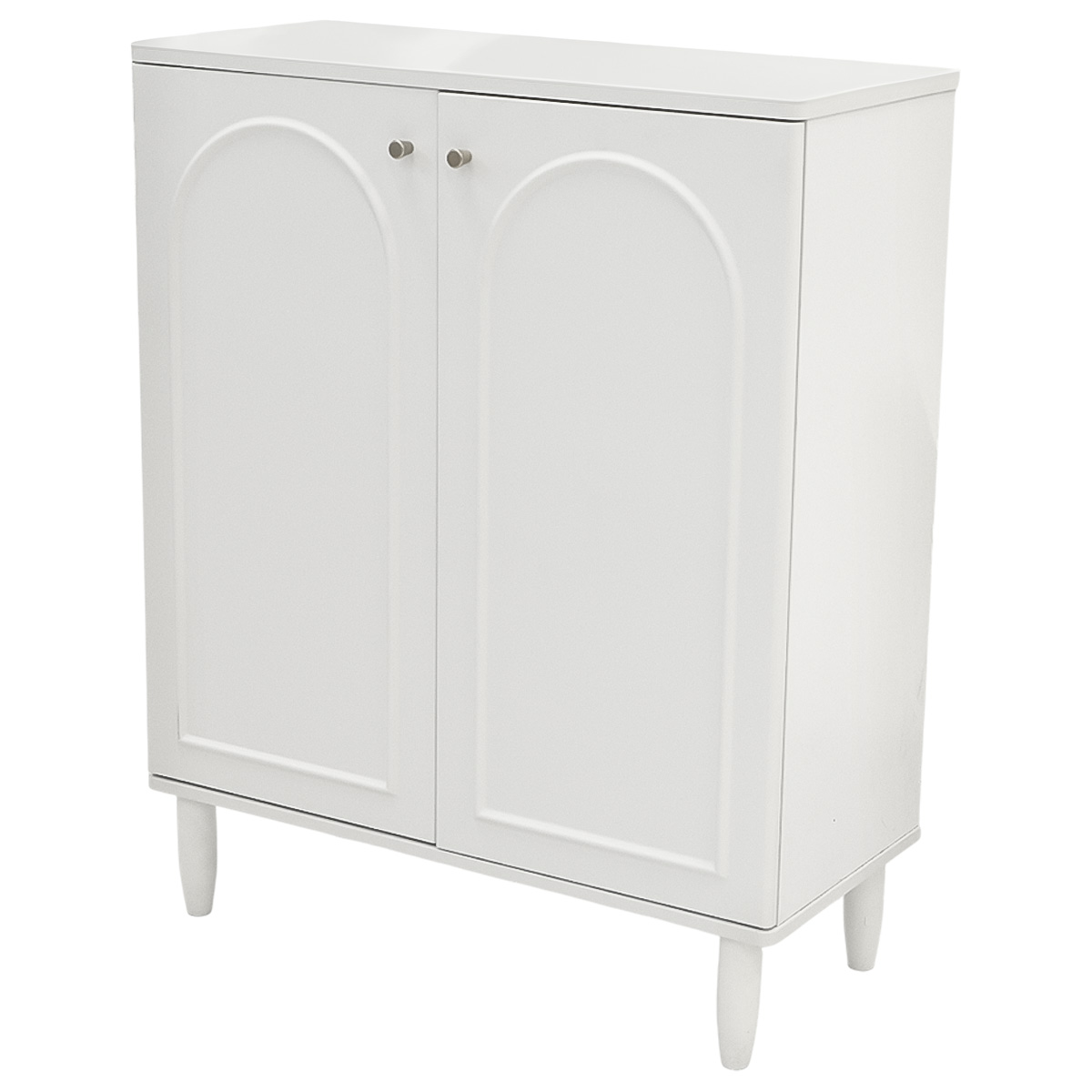 خزانة أحذية كلاسيكية بثلاثة أبواب F52-WH-100X35
