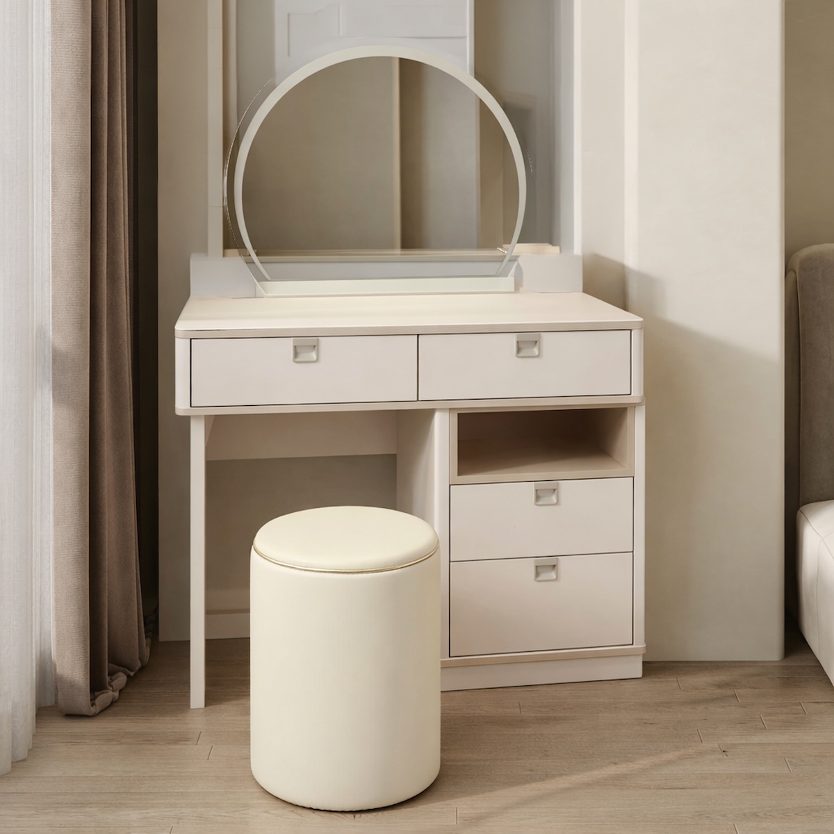 Dressing Table Modern With Stool
