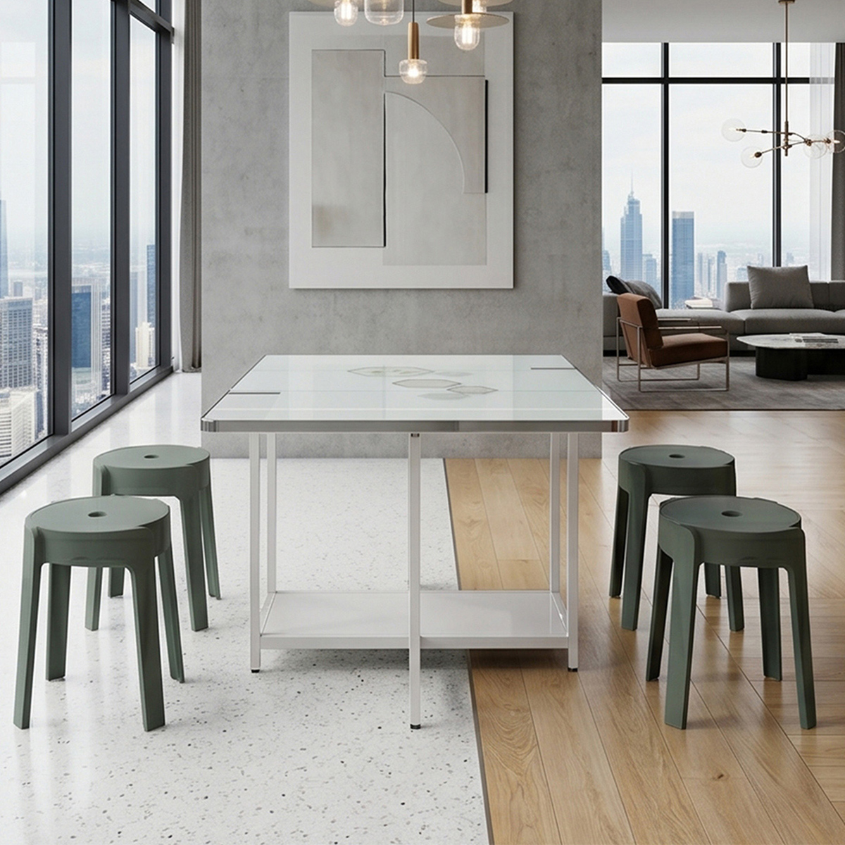 Folding Table With 4 Chairs