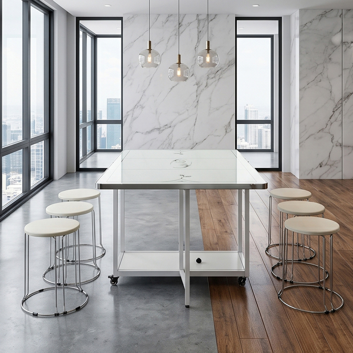 Folding Table With 6 Chairs