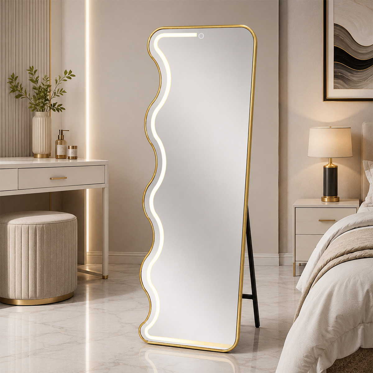 Mirror Stand With Led