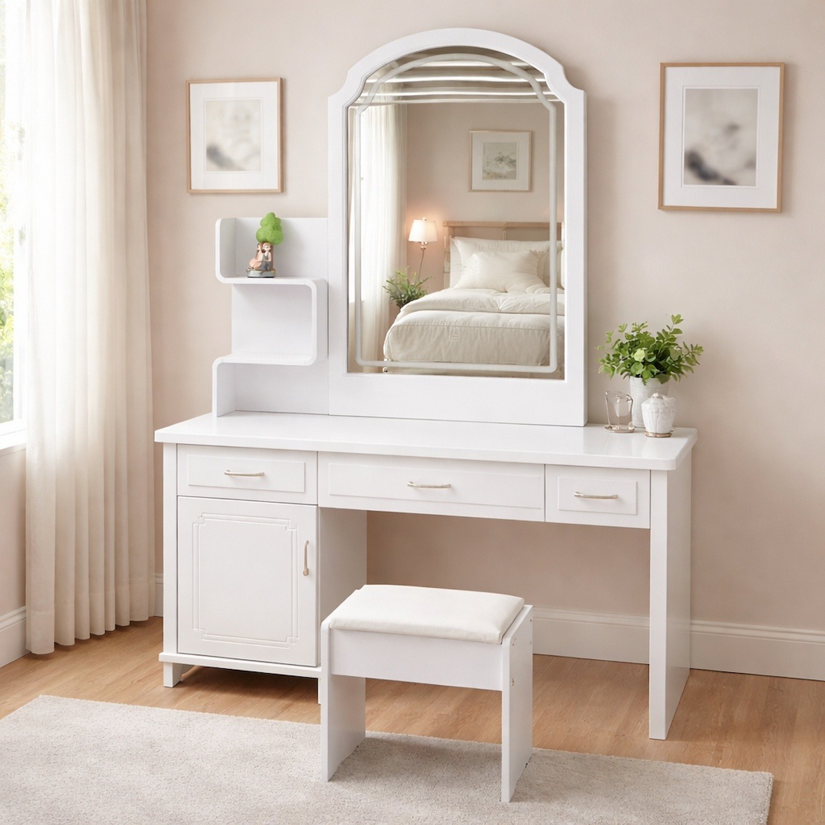 Dressing Table Modern White