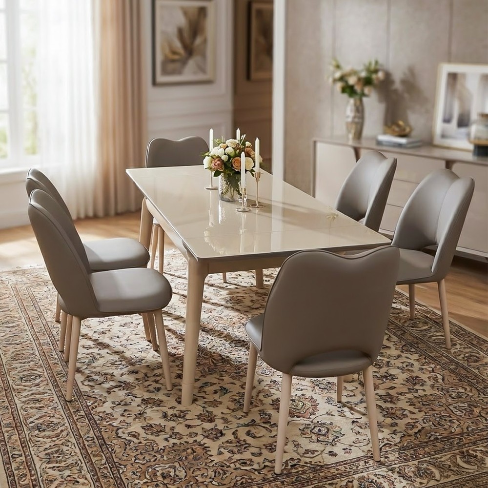 Glass Dining Table 1 Table With 6 Chairs