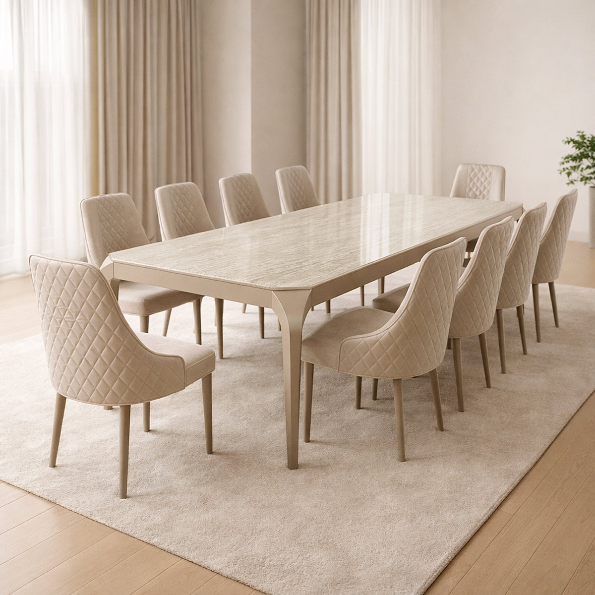Marble Dining Table Set (1 Table, 10 Chairs) | Furniture | Kitchen & Dining Room | Dining Table Sets Marble Dining Table Set (1 Table, 10 Chairs) | Furniture | Kitchen & Dining Room | Dining Table Sets