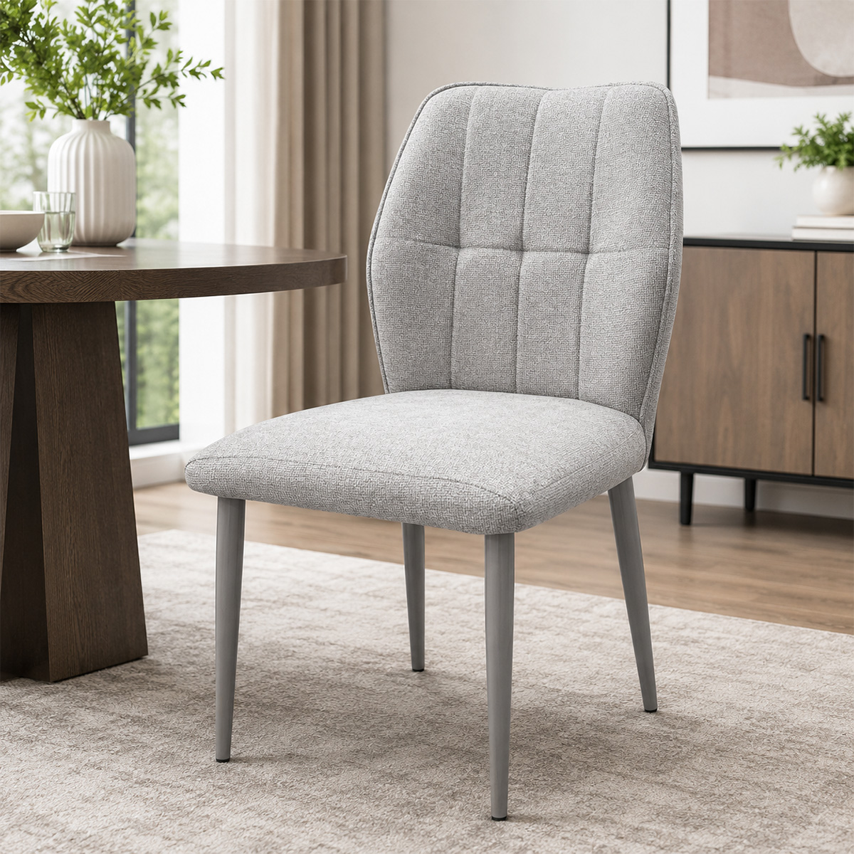 Modern Dining Chair With Full Cushion
