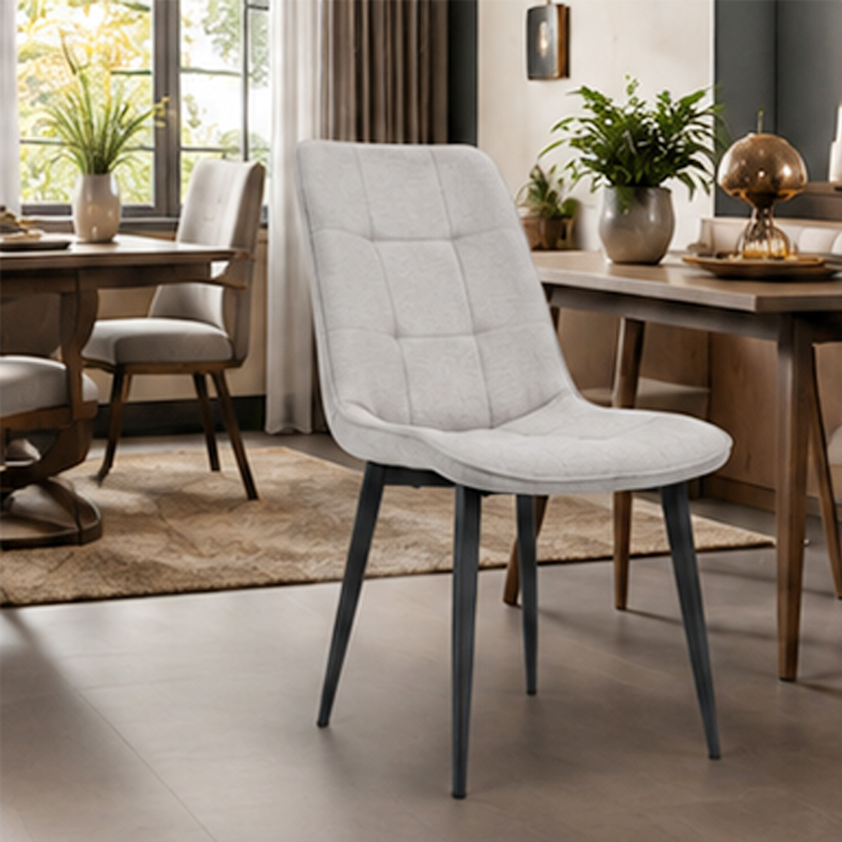 Modern Dining Chair With Full Cushion