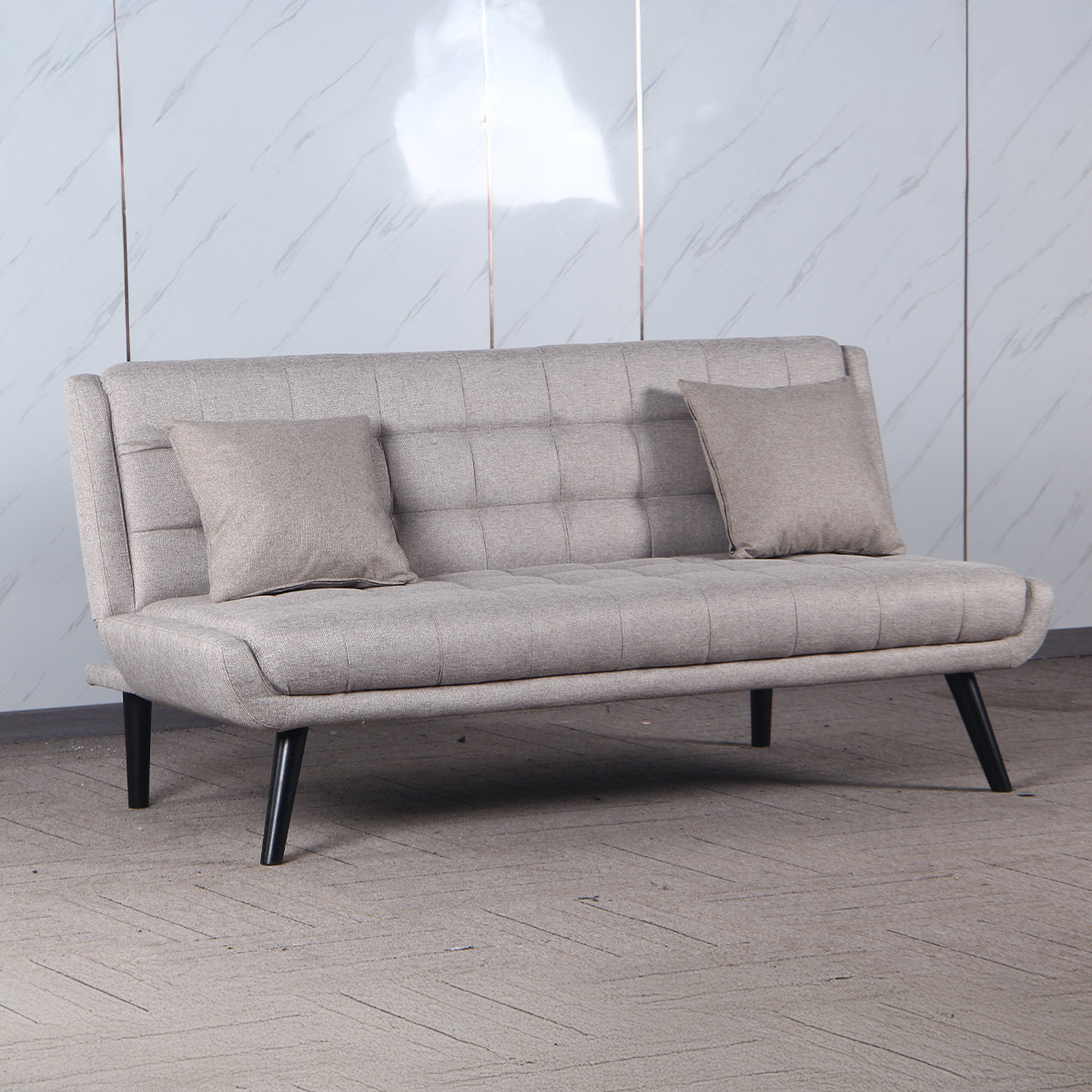 Convertible Fabric Sofa Bed