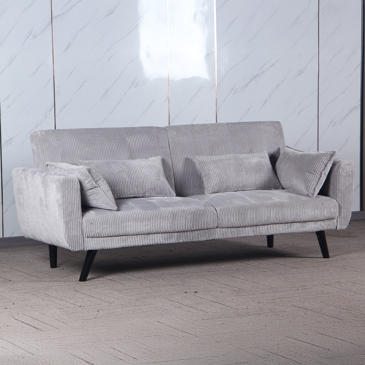 Ruixin Sofa Bed Single Fabric Grey JH2138B
