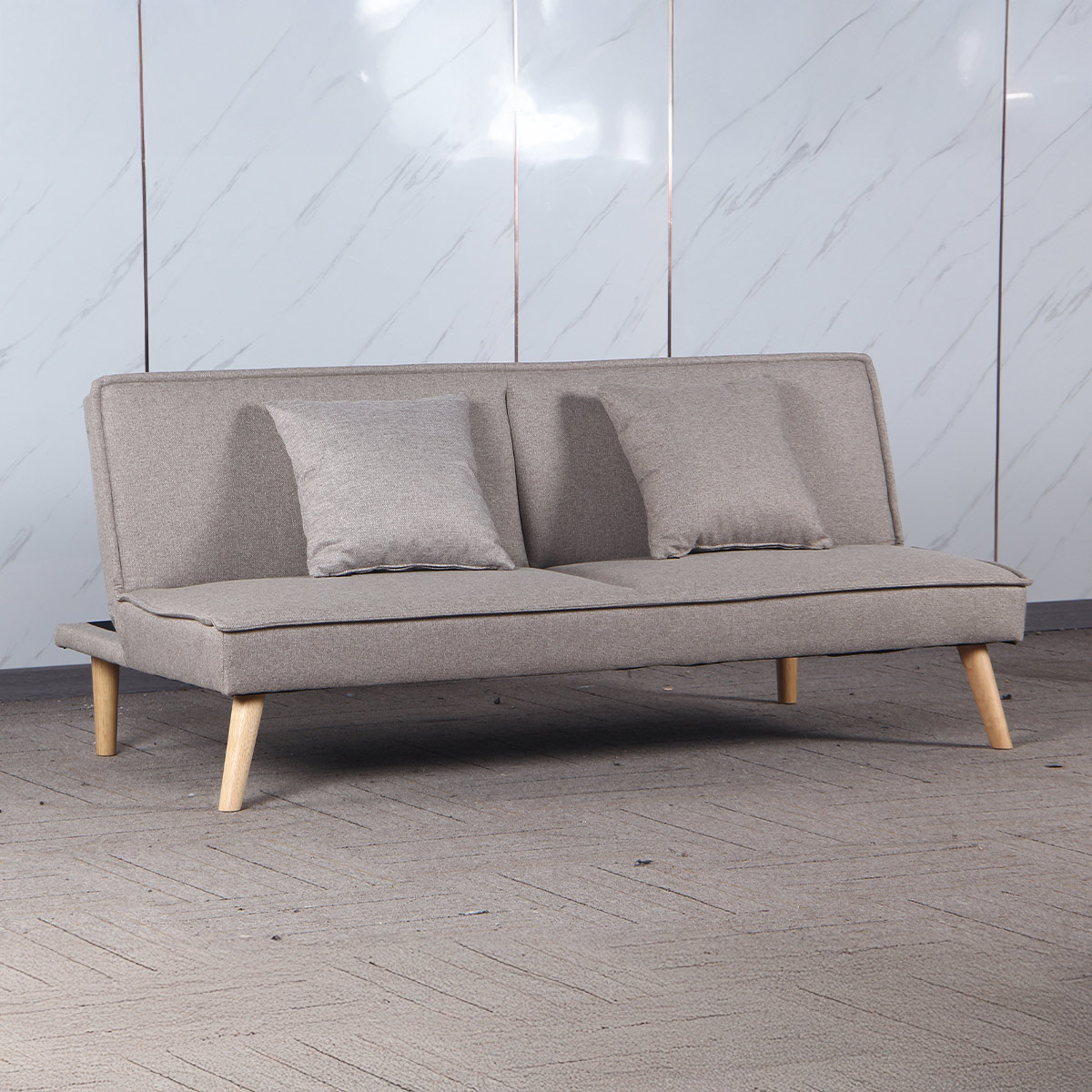 Convertible Fabric Sofa Bed