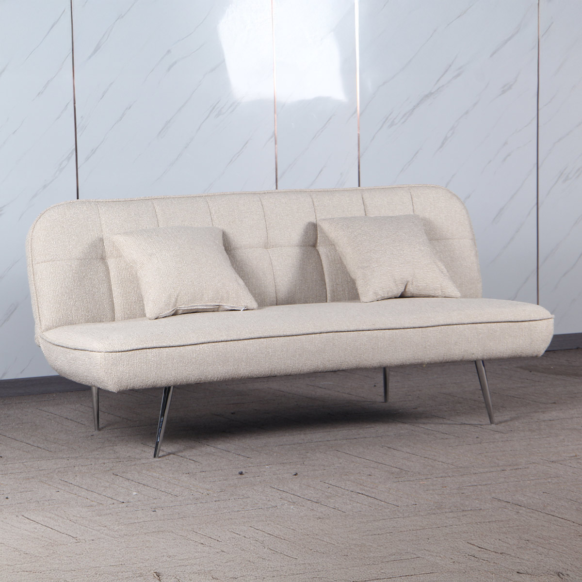 Convertible Fabric Sofa Bed