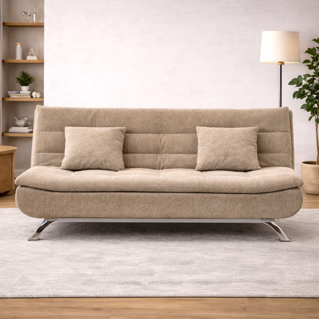 Convertible Fabric Sofa Bed