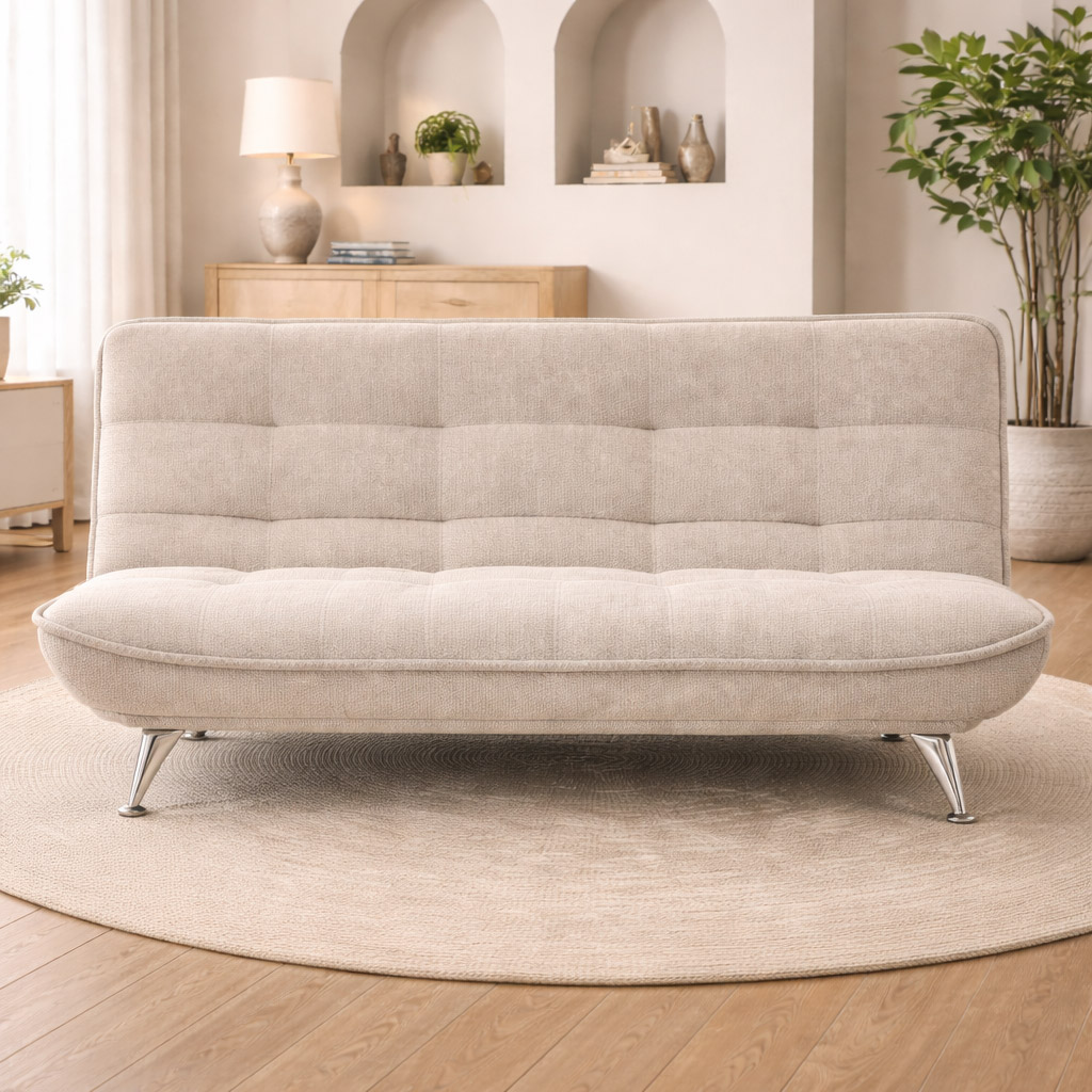 Convertible Fabric Sofa Bed