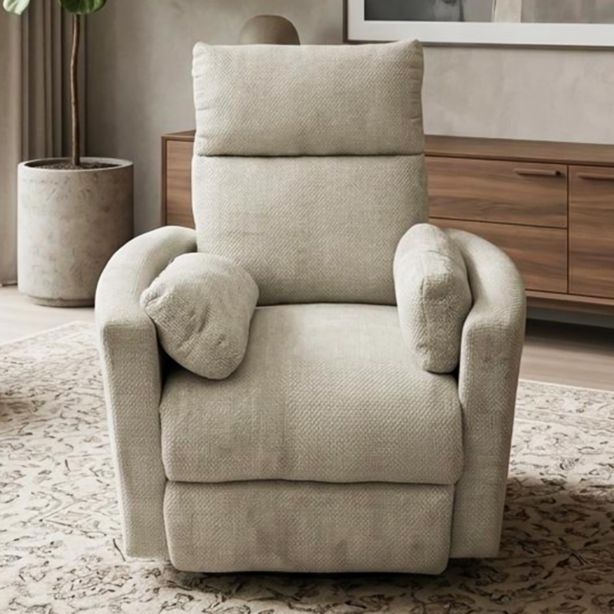 Single Recliner Sofa Fabric