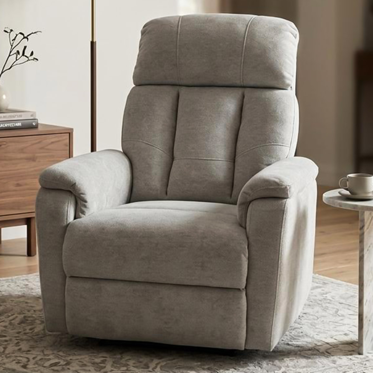 Single Recliner Sofa Fabric