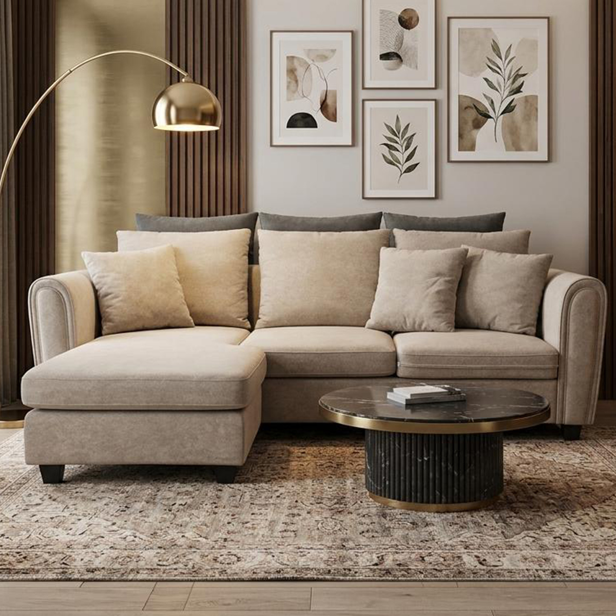 Fabric Corner Sofa | Furniture | Sofa & Seating | Corner Sofas