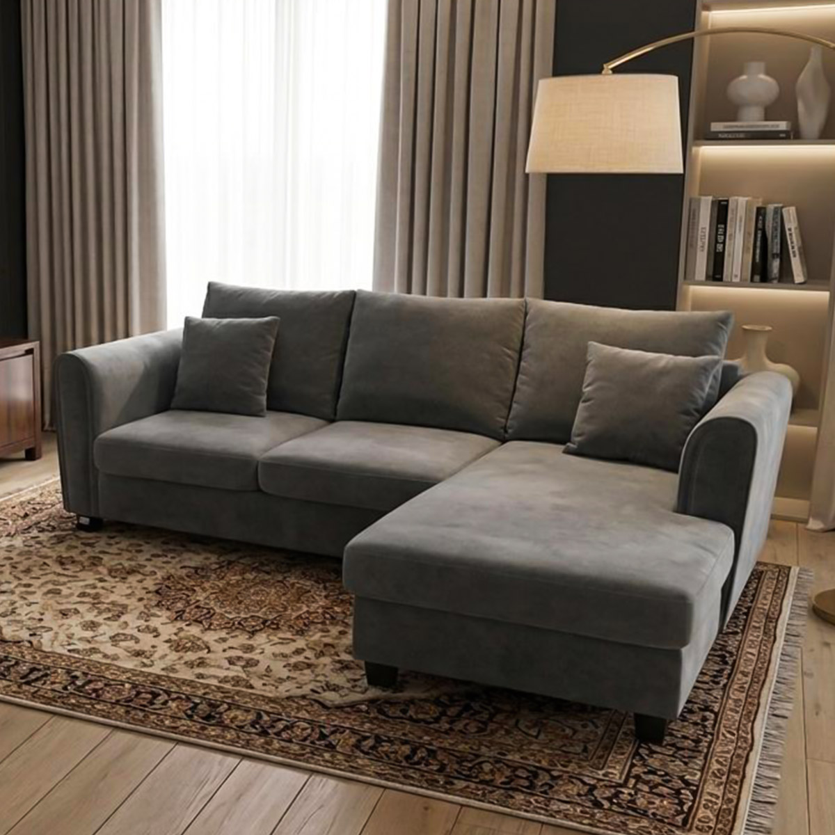 Fabric Corner Sofa