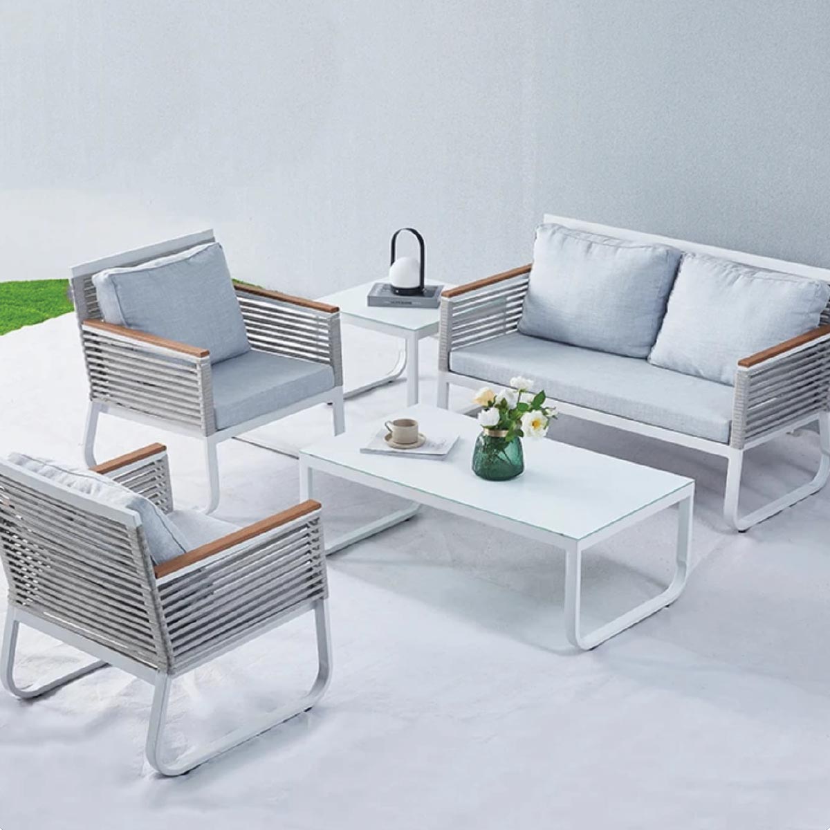Bamboo Sofa Set (1x2 Seater, 2x1 Seater)