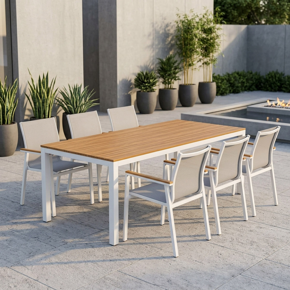Outdoor Dining Table 8 Chairs With Table