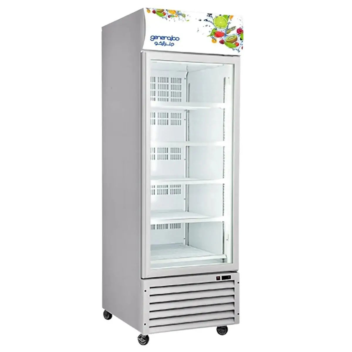 Generalco Glass Refrigerator Single Door 530L - ME-LD70D | Kitchen Appliances | Refrigerators