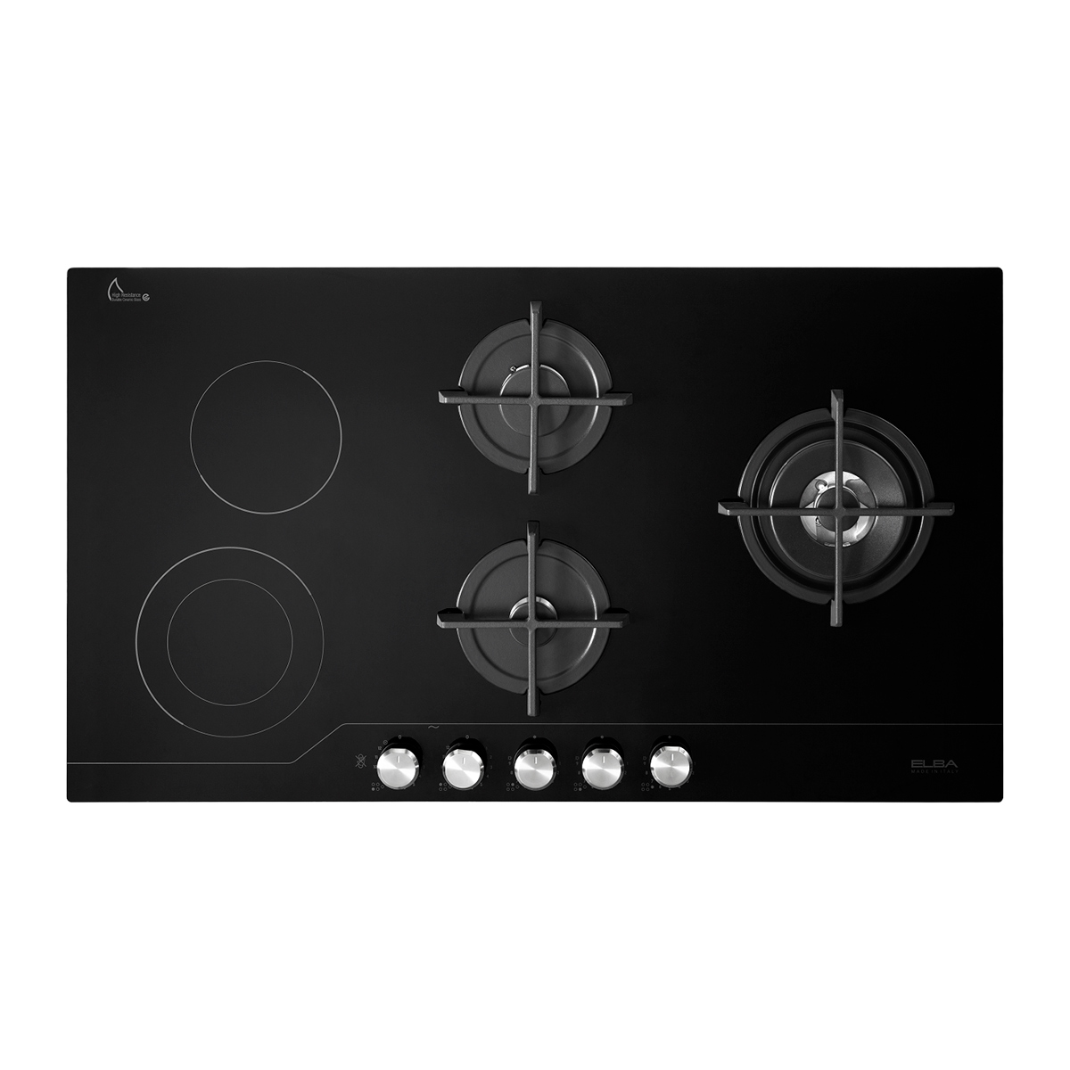 Elba Builtin 90cm 3Gas And 2 Ceramic EN95-567CG