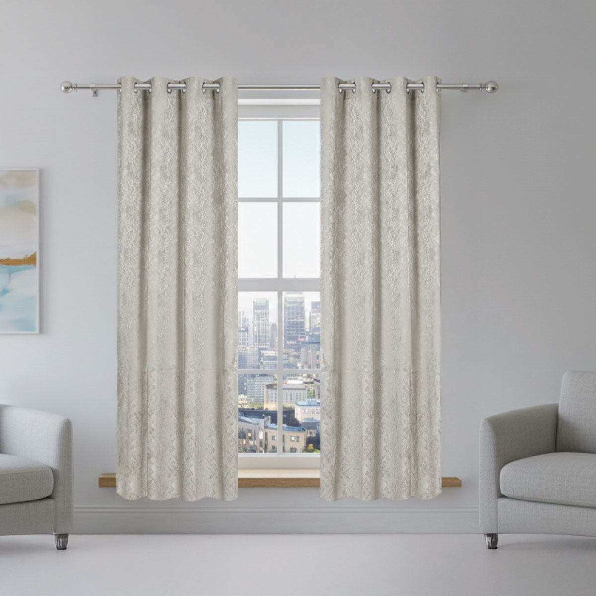 Windows Curtain White 140x240cm