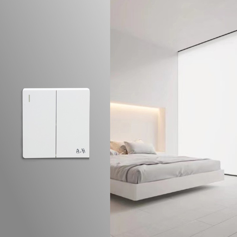 A&H 2 Gang 2 Way Plate Switch